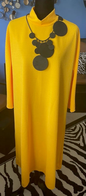 Yellow Fall Swing Dress - 2XL (US 14 - 16)