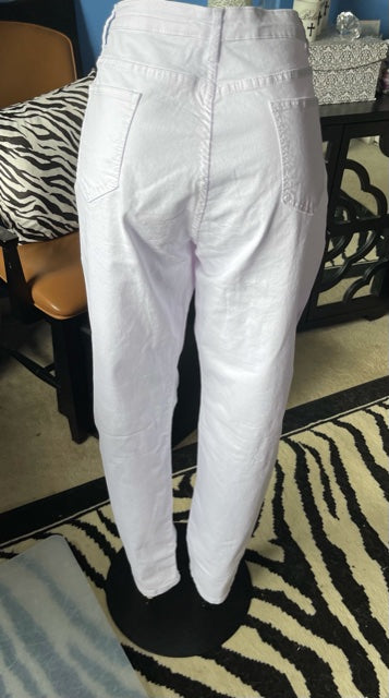 White Jeans with Slits